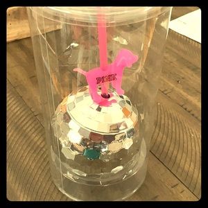 PINK brand disco ball drink cup